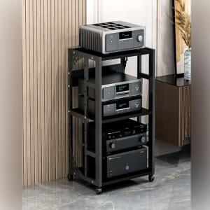 YH/앰프 랙 다층 가정용 조절 가능 간격 이동식 튜브 앰프 스탠드 하이파이 캐비닛 스피커