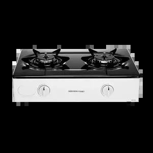 나비엔 매직 국내생산 2구 화이트 전면배터리 가스레인지 GRF-1112 LPG(프로판가스)