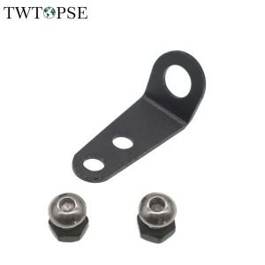 TWTOPSE 알루미늄 합금 자전거 펜더 랙 Brompton 접이식 사이클링 머드 가드 홀더 브래킷 전면 후면