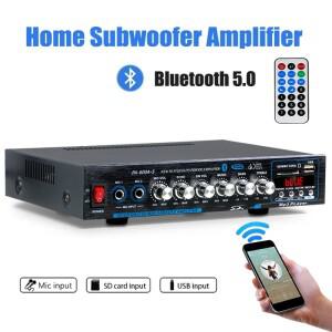 PA-600A-S 가정용 차량용 파워 앰프 800W 4.1 채널 블루투스 서라운드 사운드 FM USB 전문가용 미니 HIFI