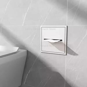 Hogar 스테인레스 스틸 틈 화장실 임베디드 티슈 박스 랙  종이 상자 욕실 벽 캐비닛 맞춤