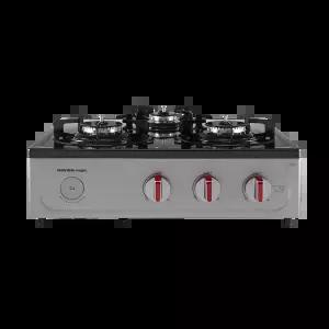 나비엔 매직 국내생산 3구 가스레인지 자동온도조절 실버 GRF-7003 LPG(프로판가스)