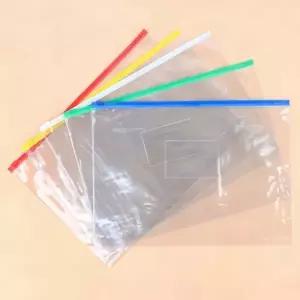 ( )파일지퍼백 파일클러치비닐봉투 투명 다용도 A4 지퍼백 슬라이드