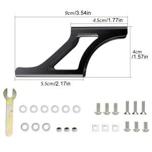 DAHON 접이식 자전거 알루미늄 합금 초경량 어댑터 가방 랙 D7 D5 P8 용 돼지 코 라이트 변환기