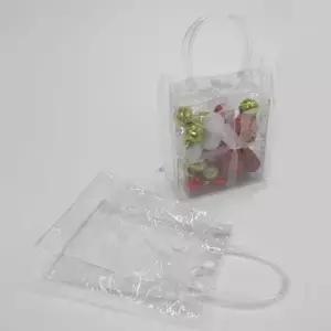 ( )투명 쇼핑백 세로 소 손잡이비닐쇼핑백 PVC백 코팅쇼핑백 선물비닐봉투 쇼핑백비닐 기성쇼핑백 PVC쇼핑