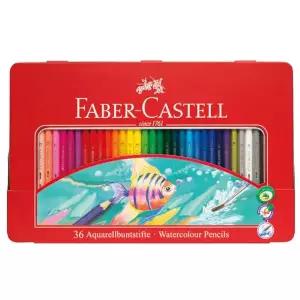 115931 EV96FV19 파버카스텔 수채 색연필 36색 케이스 틴
