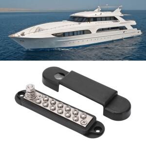 내구성  검정색 전원 분배 블록 버클 덮개가 하단 설계 해양 버스 바 배터리 바