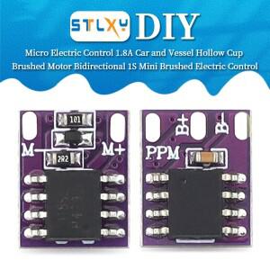 3.5-6V 10A 1S 브러시드 ESC 미니 소형 DIY  단일 방향 전기 속도 제어 모듈 RC 비행기 드론용 홀로우 컵