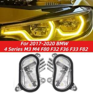 63117493229 노란색 주간 주행등 모듈 2017-2020 BMW 호환 4 시리즈 M3 M4 F80 F32 F36 F33 F82 DRL