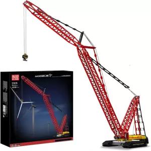 몰드 킹 17015 기술 크롤러 크레인 빌딩 블록 키트 모터가 장착된 헤비 듀티 4318개 엔지니어링 세트