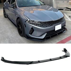 기아 K5 2021-2026과 호환되는 오아실랜드 프론트 립, EX LXS GT 라인에 맞는 범퍼 에어 댐, 친 스플리터 바디 키트(글로스 블랙)