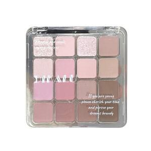 디칼루 아이 & 페이스 메이크업 남여공용공용 된 16색 선셋 컨투어 하이라이터 팔레트 방수 오래 지속