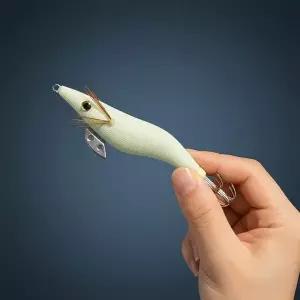 무늬오징어 쭈꾸미 낚시 UV 축광 에기 2.5호 11g 이중 발광 루어 채비