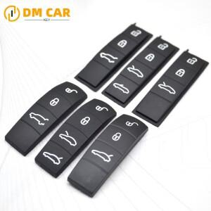 포르쉐 호환 카이엔 파나메라 카이맨 마 박스터 718 911 차량용 리모컨 키 버튼 고무 패드 3/4버튼