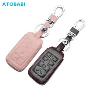 가죽 자동차 키 커버 원격 쉘 보호대 케이스 액세서리 기아 호환 쏘렌토 2020 2019 카덴자 모하비 K900