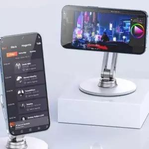 ( )핸드폰거치대 실버 빈티지소품 귀여운폰거치대 레트로소품 스마트폰거치대