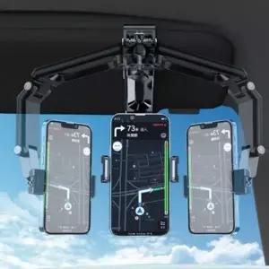 ( )클립형 핸드폰 거치대 그린 핸드폰차량거치대 논슬립차량폰거치대 선바이저거치대 선바이저회전홀더 차