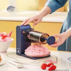 벨라마켓 눈꽃빙수기계 우유빙수 팥빙수 실타래 카페용 매장용 가정용 소형 제빙기