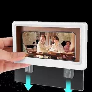 (색상 화이트)주방 화장실 욕실 휴대폰 방수 벽걸이 거치대