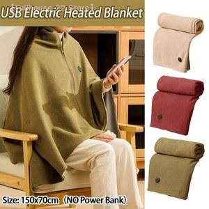 MAX 22 가열식 USB 스카프 따뜻한 추운 가열 부드럽고 겨울 날씨용 3단계 담요