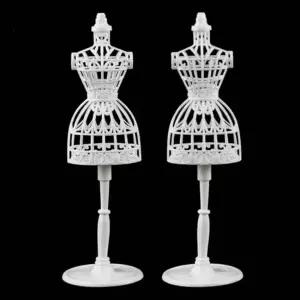 인형옷 전시대 3개 케이크거치대 케이크장식