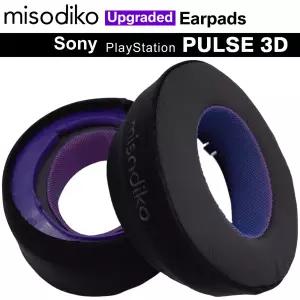 호환   PlayStation Pulse 3D 무선 헤드셋용 misodiko 업그레이드된 타원형 이어패드 교체