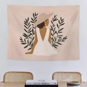 여성아트포스터 인테리어 태피스트리 침실벽걸이 장식