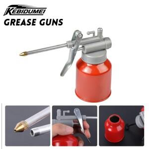 KEBIDUMEI 250ML 그리스 건 오일 캔 스파우트 엄지 펌프 자동차 수리 도구 포트 윤활 압력 노즐 액세서리