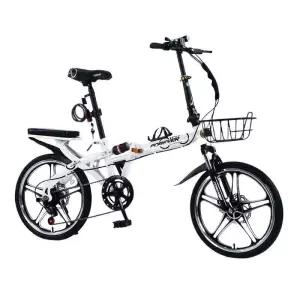 초경량 휴대용 접이식 자전거 20 인치 16 소형 가변 속도 성인 학생 남녀 워킹 바이크