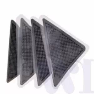 ( )미끄럼 방지 실리콘 패치 4P 접시정리 접시거치대 접시받침대소 그릇정리대 접시스탠드