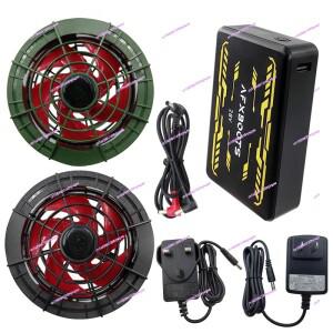 여름 에어컨 의류용 특수 팬 액세서리 냉방 야외 작업복 배터리 셔츠 보조