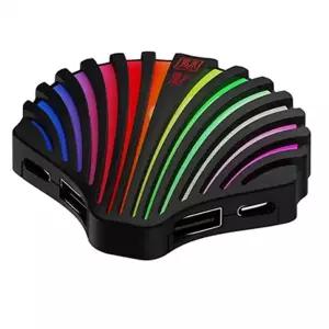 호환  B12BM4 모바일 게임 변환 트론 키마우스 컨버터 게임패드 컨트롤러 자동 인식 팬텀 2000HZ