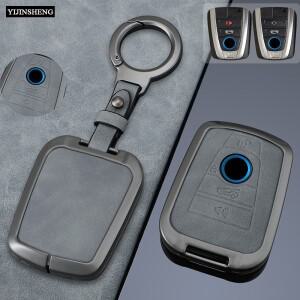 4버튼 아연 합금 + 가죽 자동차 키 케이스 커버 BMW 호환 I3 I8 시리즈 용 Fob 스킨 홀더 스마트 원격 보호