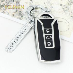 Volkswagen 호환 vw 호환 투아렉 2018 2020 TPU 자동차 키 케이스 커버 액세서리용 오토 홀더 쉘