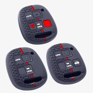 도요타 호환 아벤시스 캠리 호환 코롤라 렉서스 호환 3버튼 리모컨 키 커버 케이스 자동차 스타일링