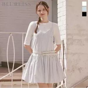 [블루레이스] 뷔스티에 미니 원피스_B6M1OP3111