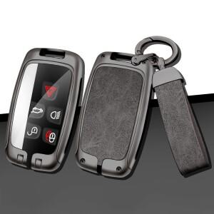 가죽 금속 자동차 키 케이스 커버 백 랜드로버 호환 레인지로버 스포츠 이보크 프리랜더 벨라  4 재규어 호