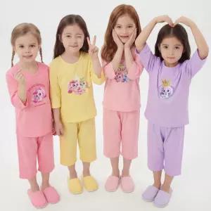 티니핑 여아 7부 에어리 쿨터치 실내복세트 / 유아 여름 내복