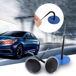 버섯 네일 타이어 필름 콜드 패치 고무 휠 수리 부품 키트, 일체형 플러그, 오토바이 자동차용 4.5mm 못, 2