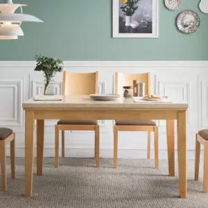 [ENEX]NEW 에렌 내추럴 4인용 대리석 식탁 (의자제외)