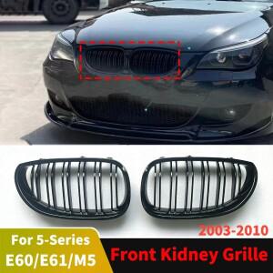 BMW E60 E61 M5 520i 535i 5 시리즈 2003-2010용 프론트 인렛 키드니 그릴 범퍼 업그레이드 메쉬 튜닝 액세