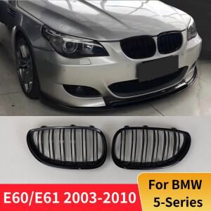 5시리즈 BMW E60 E61 520i 535i 2003-2010용 프론트 마스크 그리드 범퍼 그릴 인렛 미들 메쉬 튜닝 바디 키