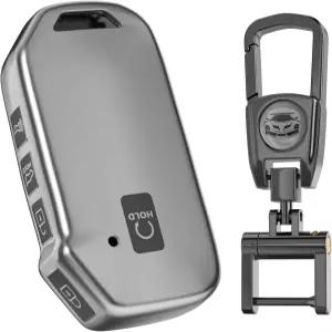 키체인이 장착된 기아 키포브 커버.설치에 나사가 필요 없으며 K4 K5 포르테 스포티지 소울 셀토스