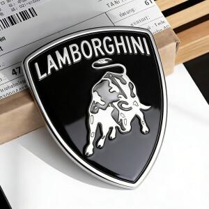 금속 스티커 스포츠카 람보르기니 URUS Huracan Aventador 데칼 자동차 액세서리 용 입체 라벨