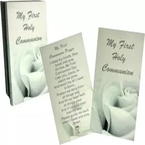 웨스트몬 미국에서 만든 기도가 담긴 최초의 성찬식 대량 세트 화이트 홀리 카드 25팩 제작