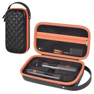 무선 마이크 GWCASE 시스템용 케이스 액세서리용 노래방을 포켓으로 가죽 메쉬 노래할