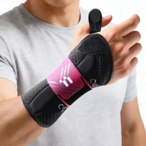 손목 터널 릴를 위한 오픈 엄지 보호대 주간 타이핑 및 야간 지원을 탈착식 지지대 부목 조절 가능 통기성