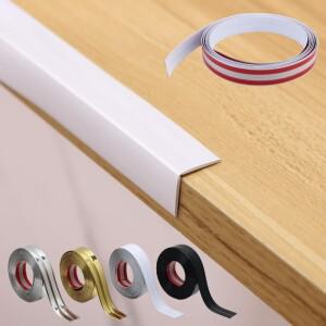 135M10M 테이블 엣지 가드 가구 코너 보호대 스트립 자체 접착 PVC 어린이 충돌 방지 소프트 범퍼 아기 안
