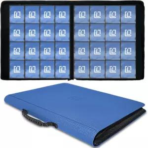 1000포켓 대용량 트레이딩 카드 바인더 블루 양면 32페이지 스포츠 포켓몬 유희왕 호환 앨범