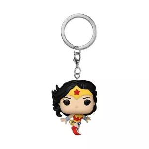 Funko Pop! Keychain: DC New Classics - 원더 우먼 노벨티 키링 - 수집용 미니 피규어 - 스타킹 필러 - 선